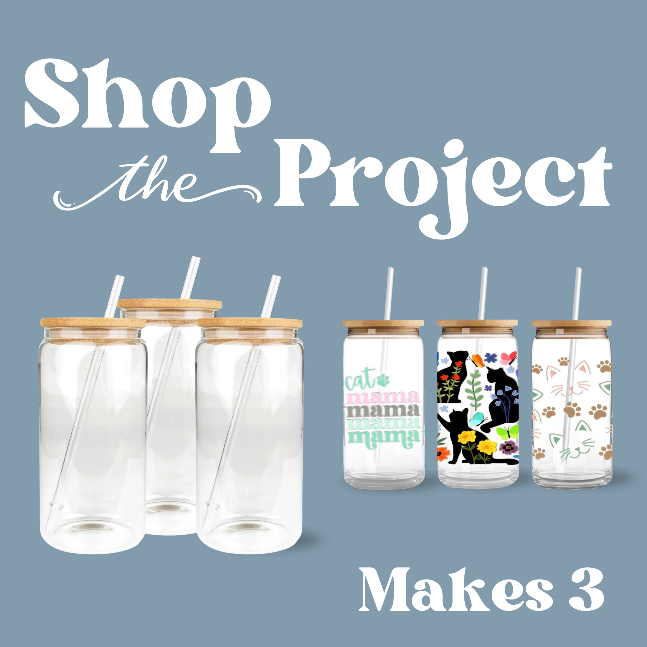 Project - Cat Mama Glass Cans | Master Maker Crafts - Wholesale Craft Supplies - Fast Shipping from Ohio DIY Craft Warehouse