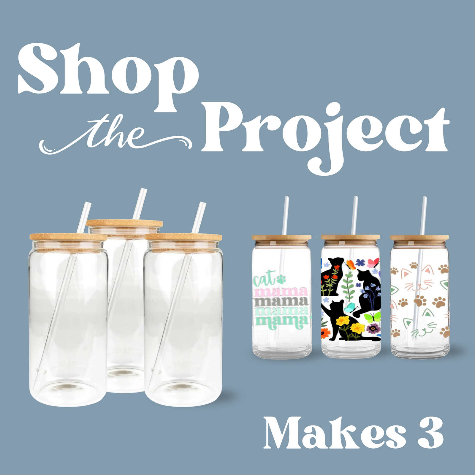 Project - Cat Mama Glass Cans | Master Maker Crafts - Wholesale Craft Supplies - Fast Shipping from Ohio