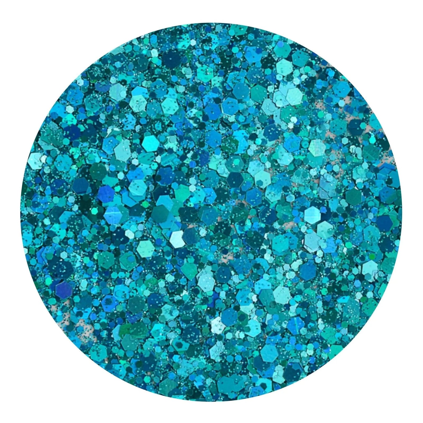 Chunky Glitter Holographic - Tropical Teal - DIY Craft Warehouse
