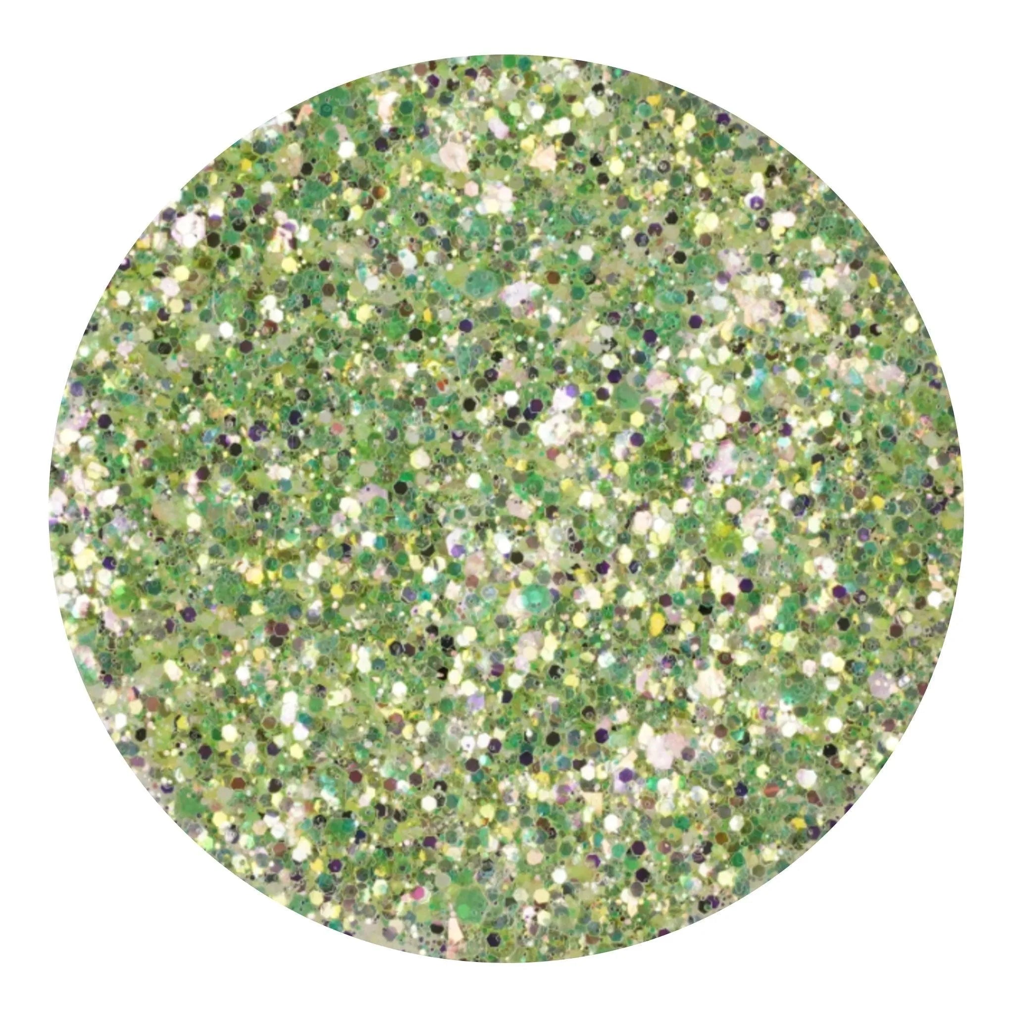Chunky Glitter Rainbow Iridescent - Green Goddess - DIY Craft Warehouse DIY Craft Warehouse