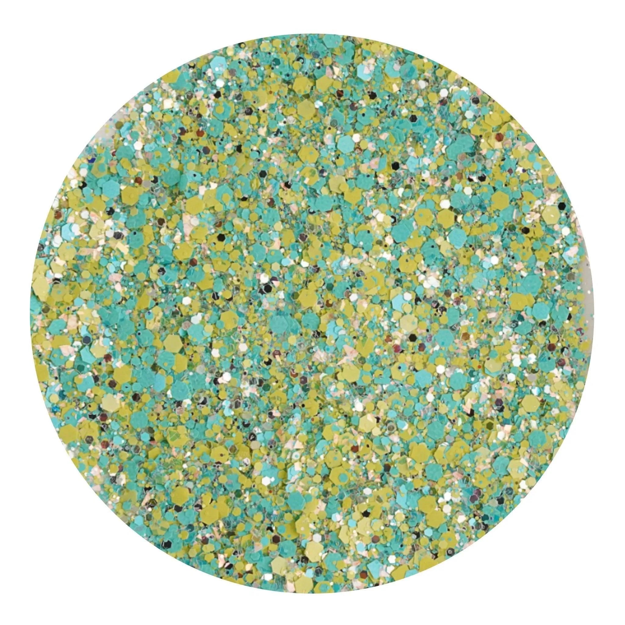 Chunky Glitter Rainbow Iridescent - Lime Lagoon Fusion - DIY Craft Warehouse DIY Craft Warehouse