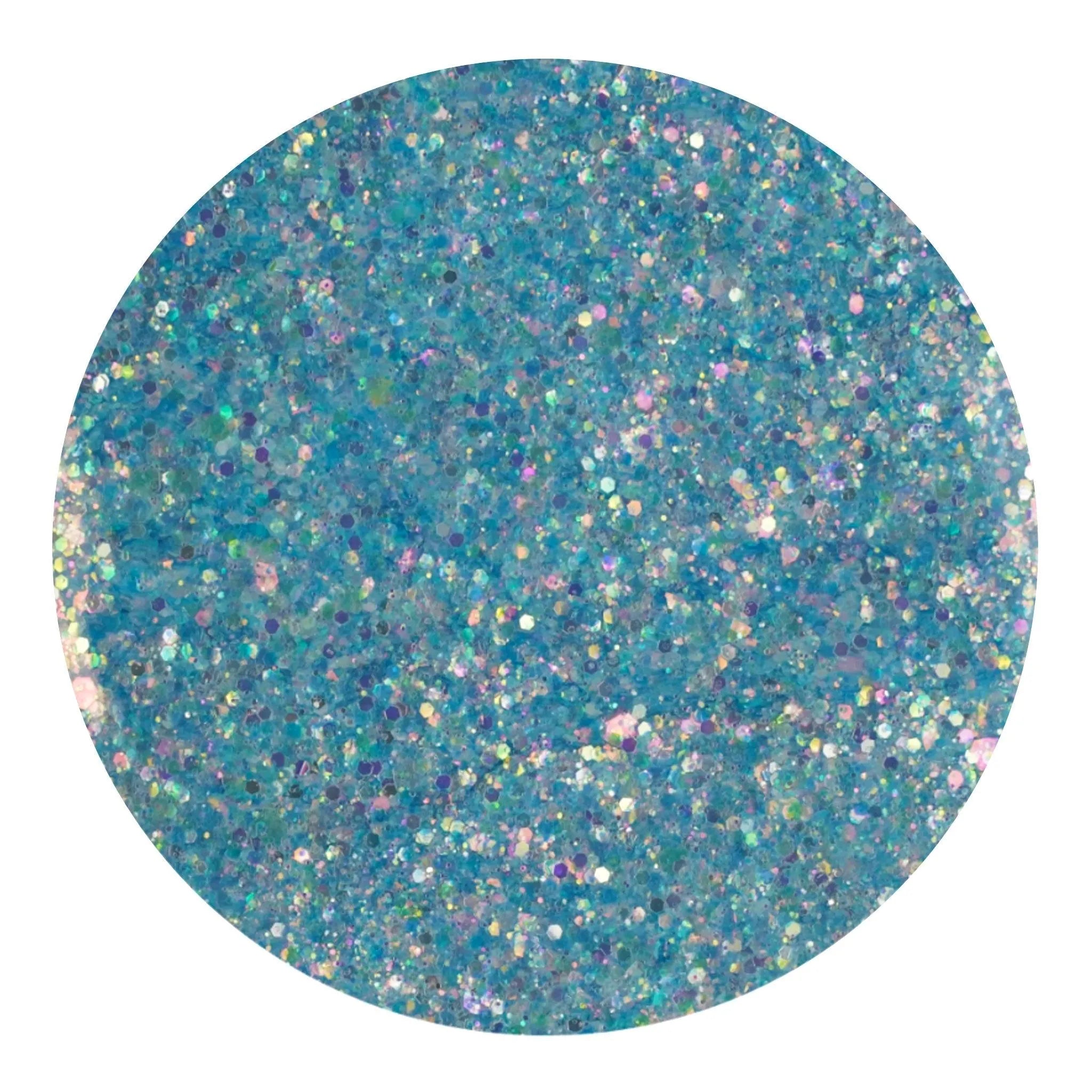 Chunky Glitter Rainbow Iridescent - Sapphire Sky - DIY Craft Warehouse DIY Craft Warehouse