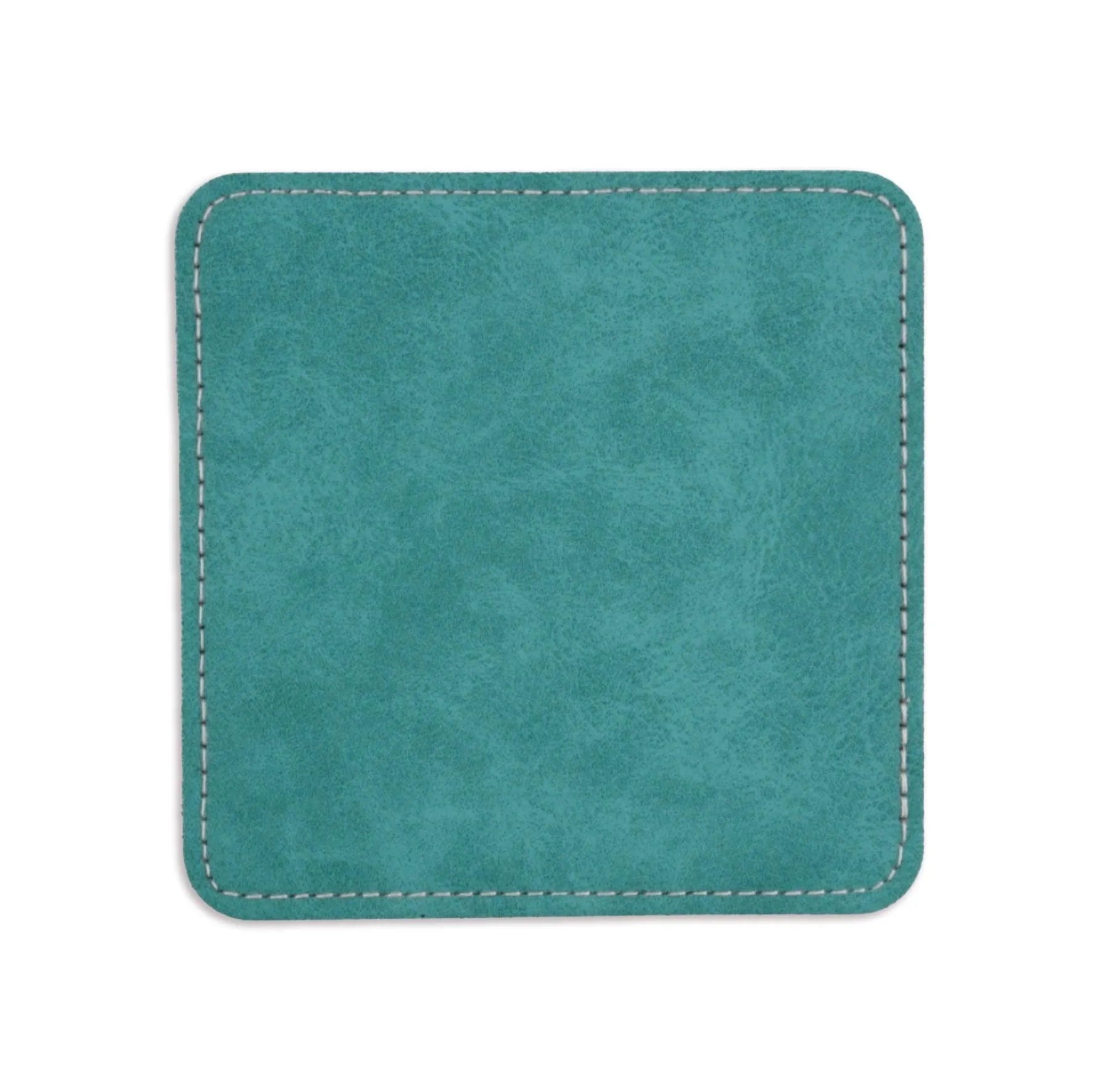 Coaster Vegan Leather Square - Green - DIY Craft Warehouse DIY Craft Warehouse