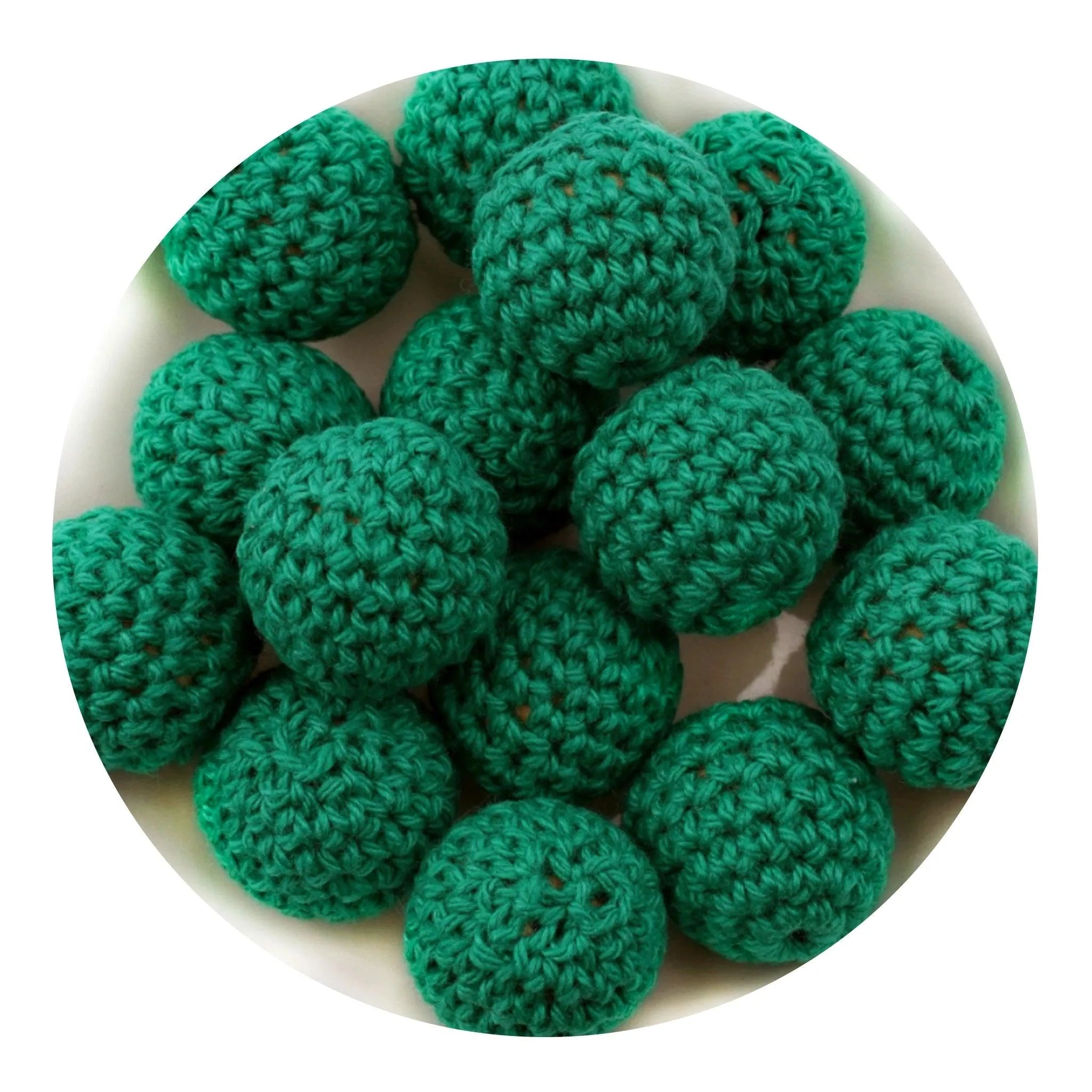Crochet Wood Bead - Green - DIY Craft Warehouse DIY Craft Warehouse