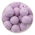 Crochet Wood Bead - Light Purple - DIY Craft Warehouse DIY Craft Warehouse