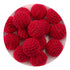 Crochet Wood Bead - Red - DIY Craft Warehouse DIY Craft Warehouse