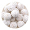 Crochet Wood Bead - White - DIY Craft Warehouse DIY Craft Warehouse