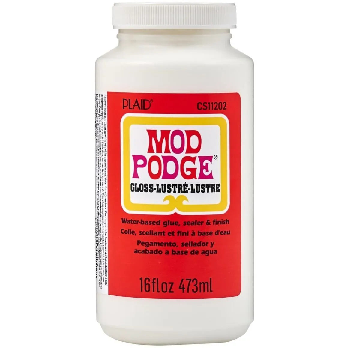 Mod Podge Gloss sealer 16 fl oz at Master Maker Crafts - wholesale craft supplies, fast shipping Ohio DIY Craft Warehouse