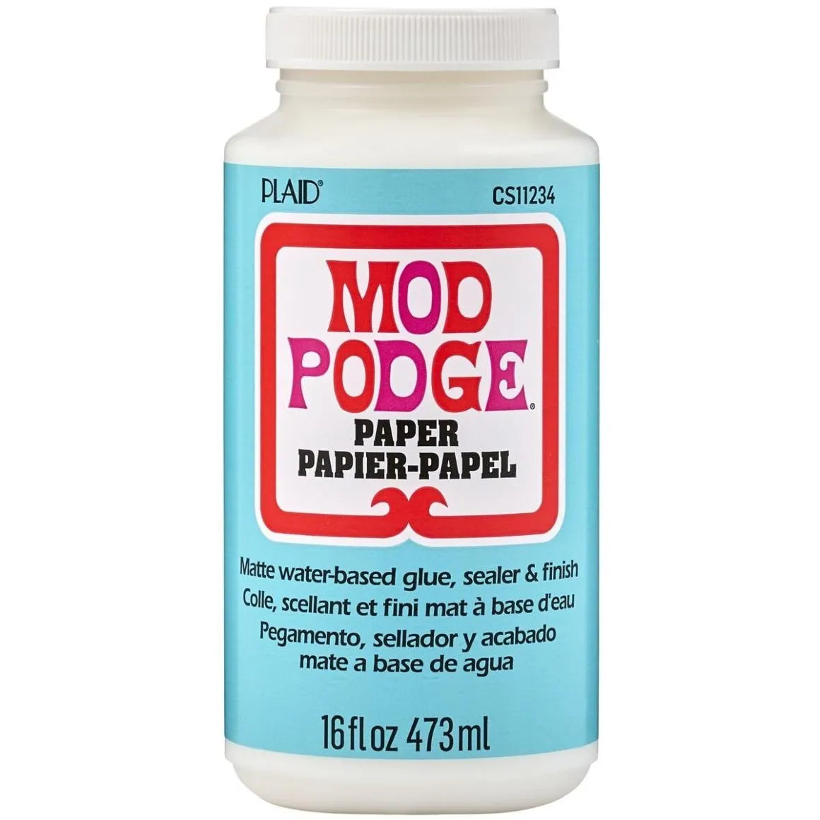 Mod Podge Paper glue bottle, matte finish, Master Maker Crafts wholesale craft supplies Ohio