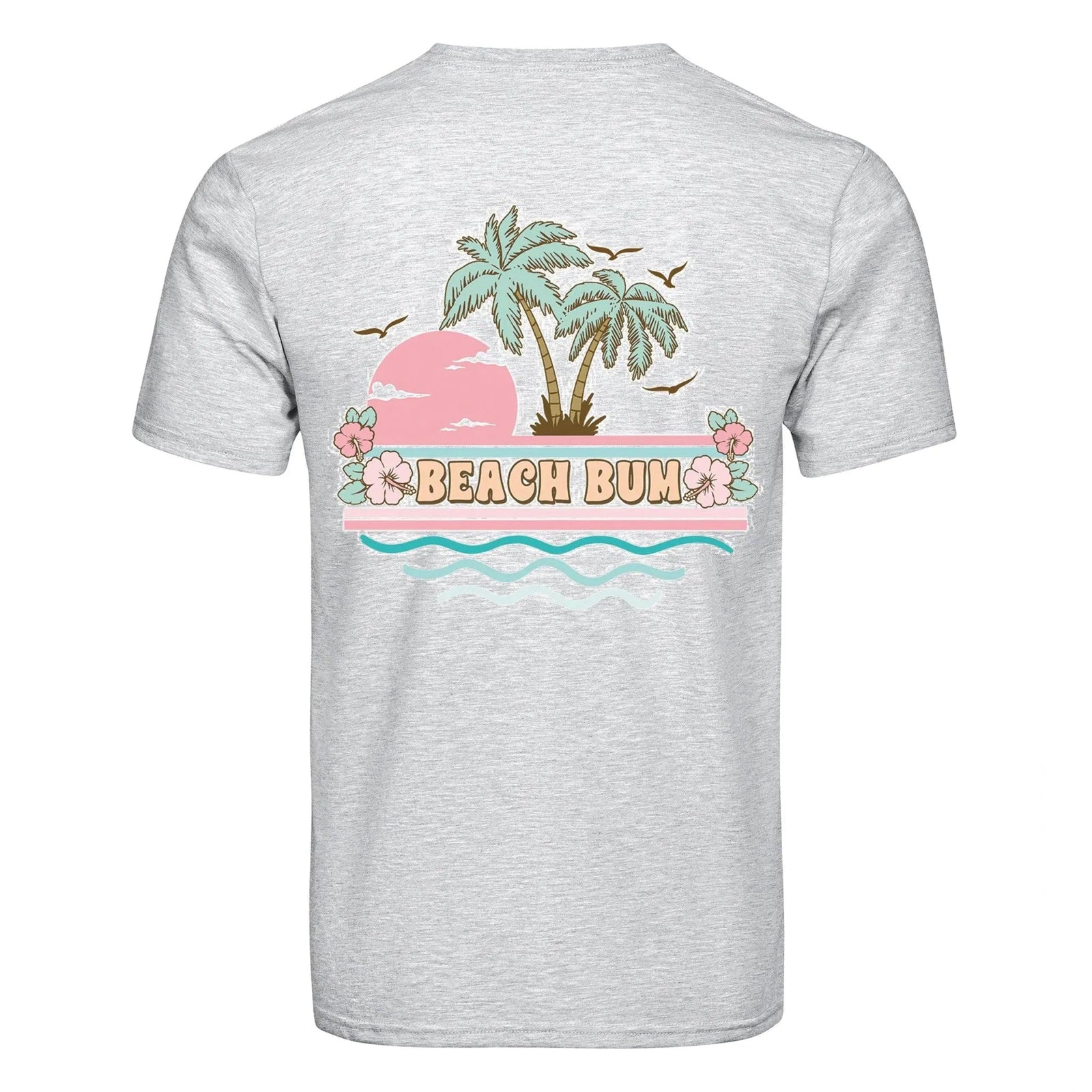 DTF Heat Transfer - Beach Bum Palm Trees - DIY Craft Warehouse