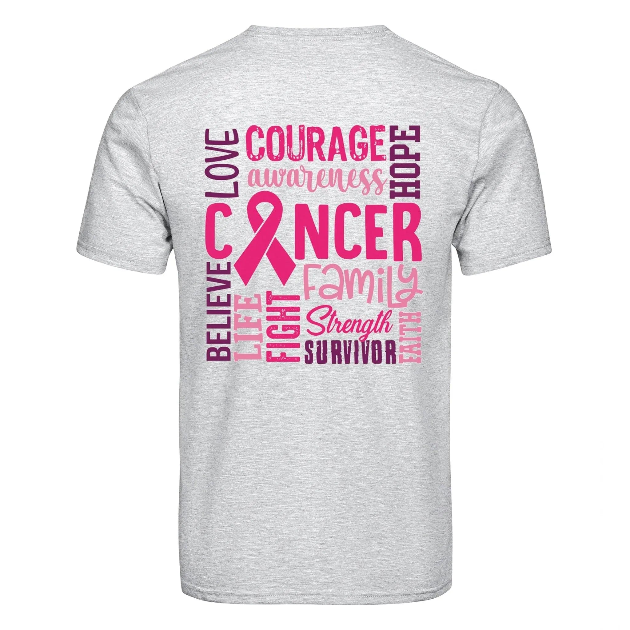 DTF Heat Transfer - Cancer Courage - DIY Craft Warehouse DIY Craft Warehouse