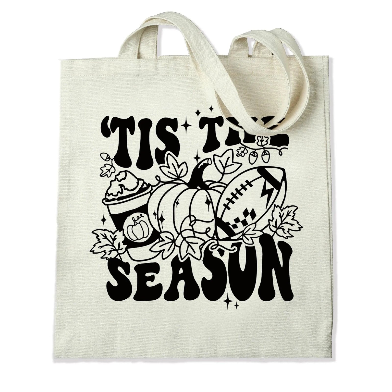 DTF Heat Transfer - Tis the Season Black - DIY Craft Warehouse