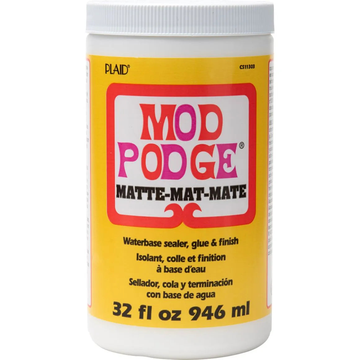 Mod Podge matte sealer 32oz jar, wholesale craft supplies, Master Maker Crafts, Ohio fast shipping DIY Craft Warehouse