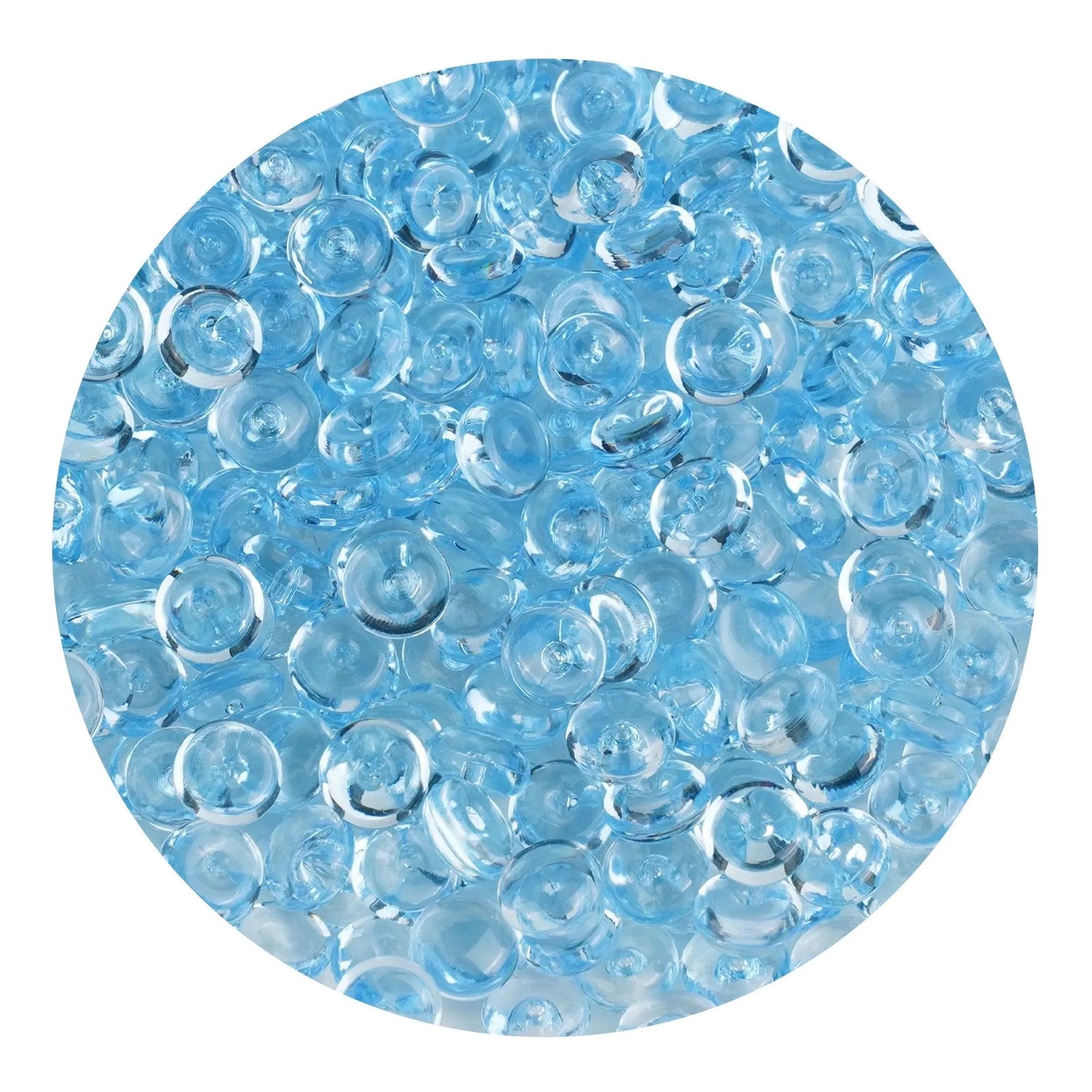 Fish Bowl Beads - Light Blue - DIY Craft Warehouse
