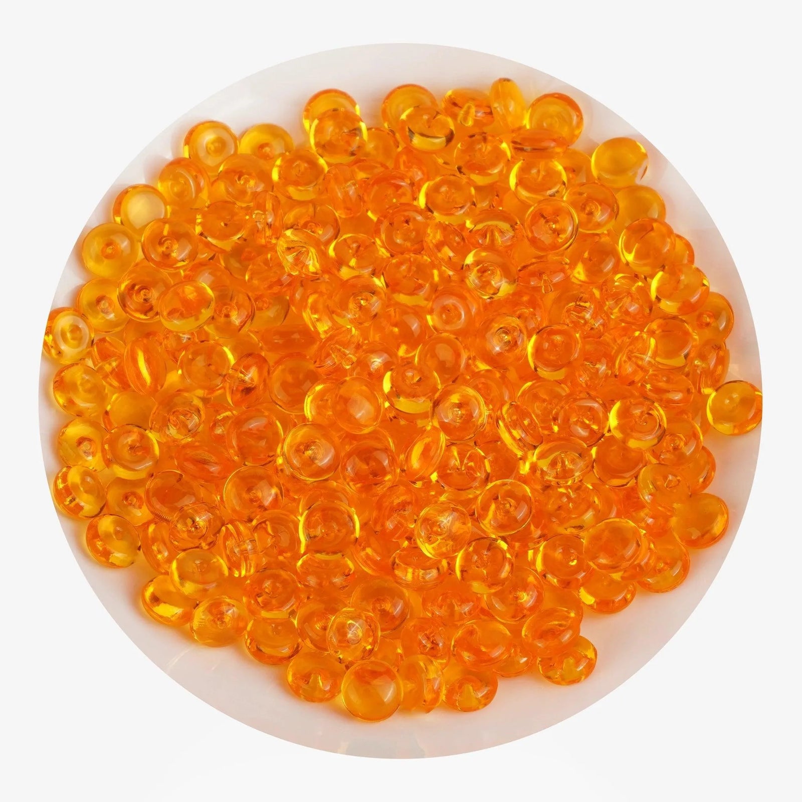 Fish Bowl Beads - Orange - DIY Craft Warehouse