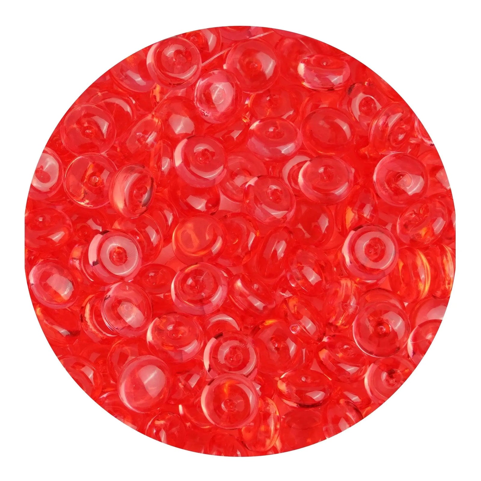 Fish Bowl Beads - Red - DIY Craft Warehouse