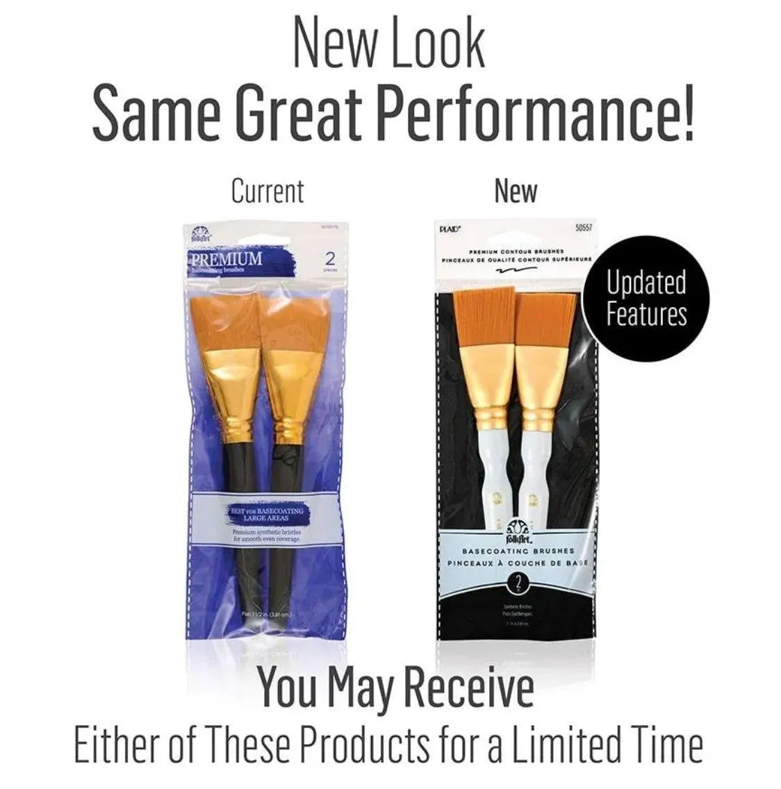 FolkArt Basecoating Brush Set - DIY Craft Warehouse DIY Craft Warehouse