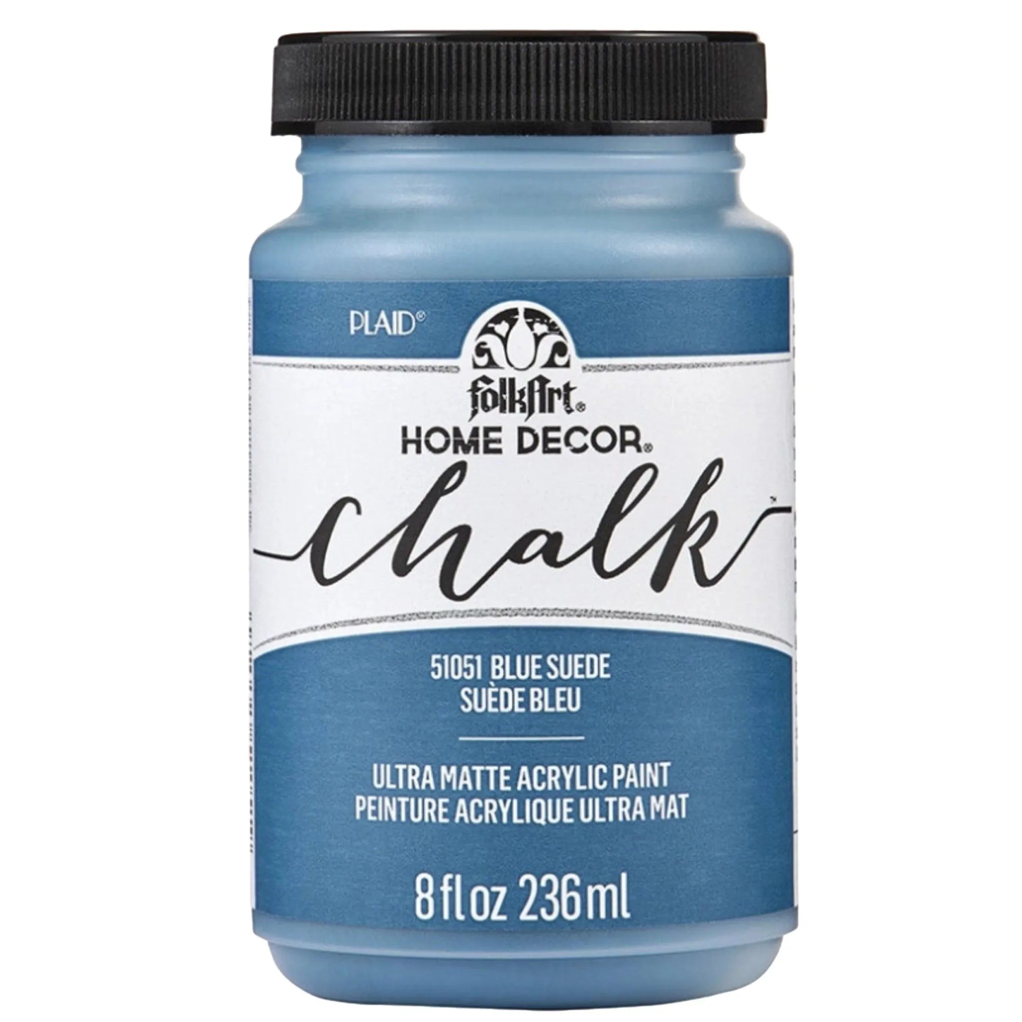 FolkArt Chalk Acrylic Paint - Blue Suede - DIY Craft Warehouse DIY Craft Warehouse