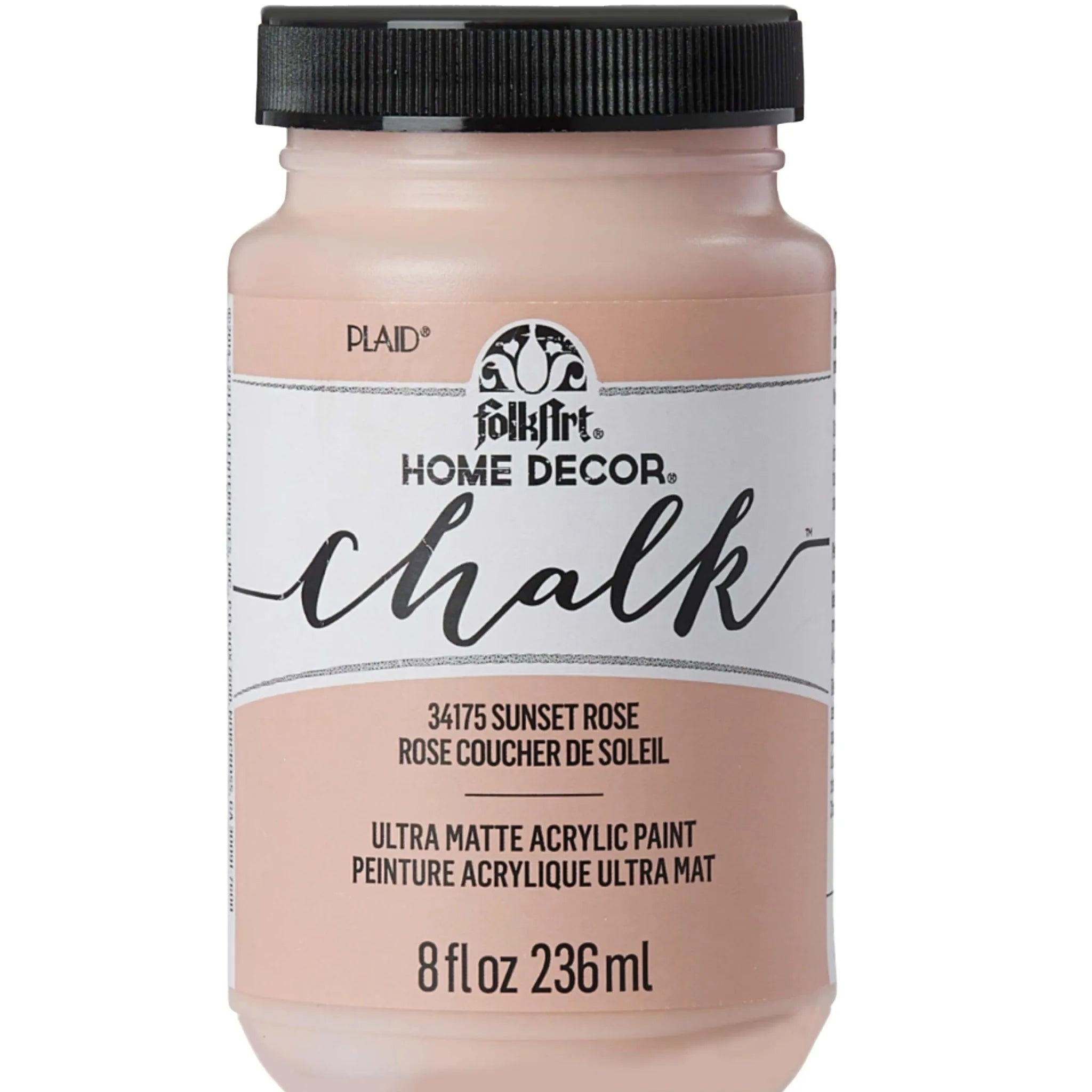 FolkArt Chalk Acrylic Paint - Sunset Rose - DIY Craft Warehouse DIY Craft Warehouse