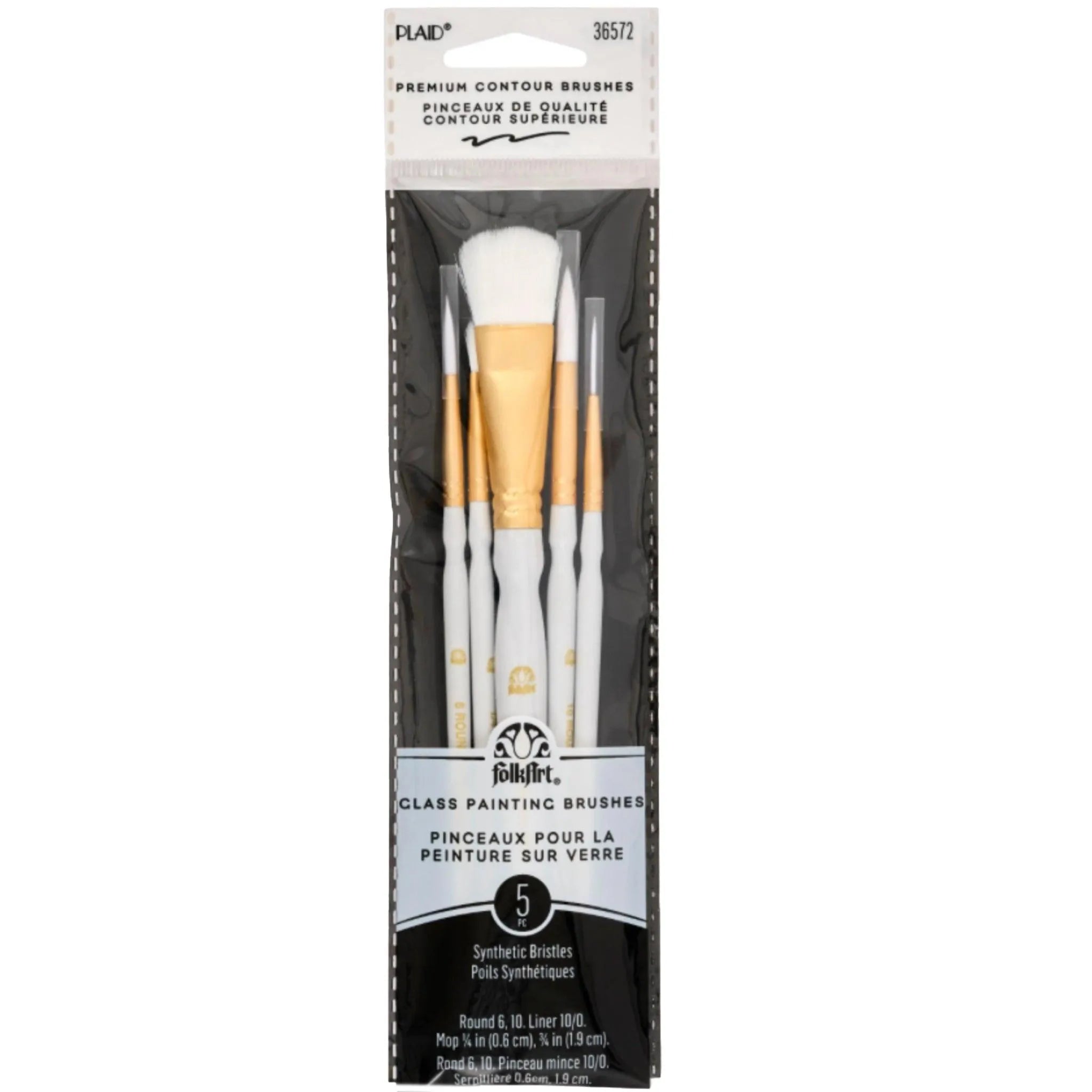 FolkArt Glass Painting Brush Set - DIY Craft Warehouse DIY Craft Warehouse