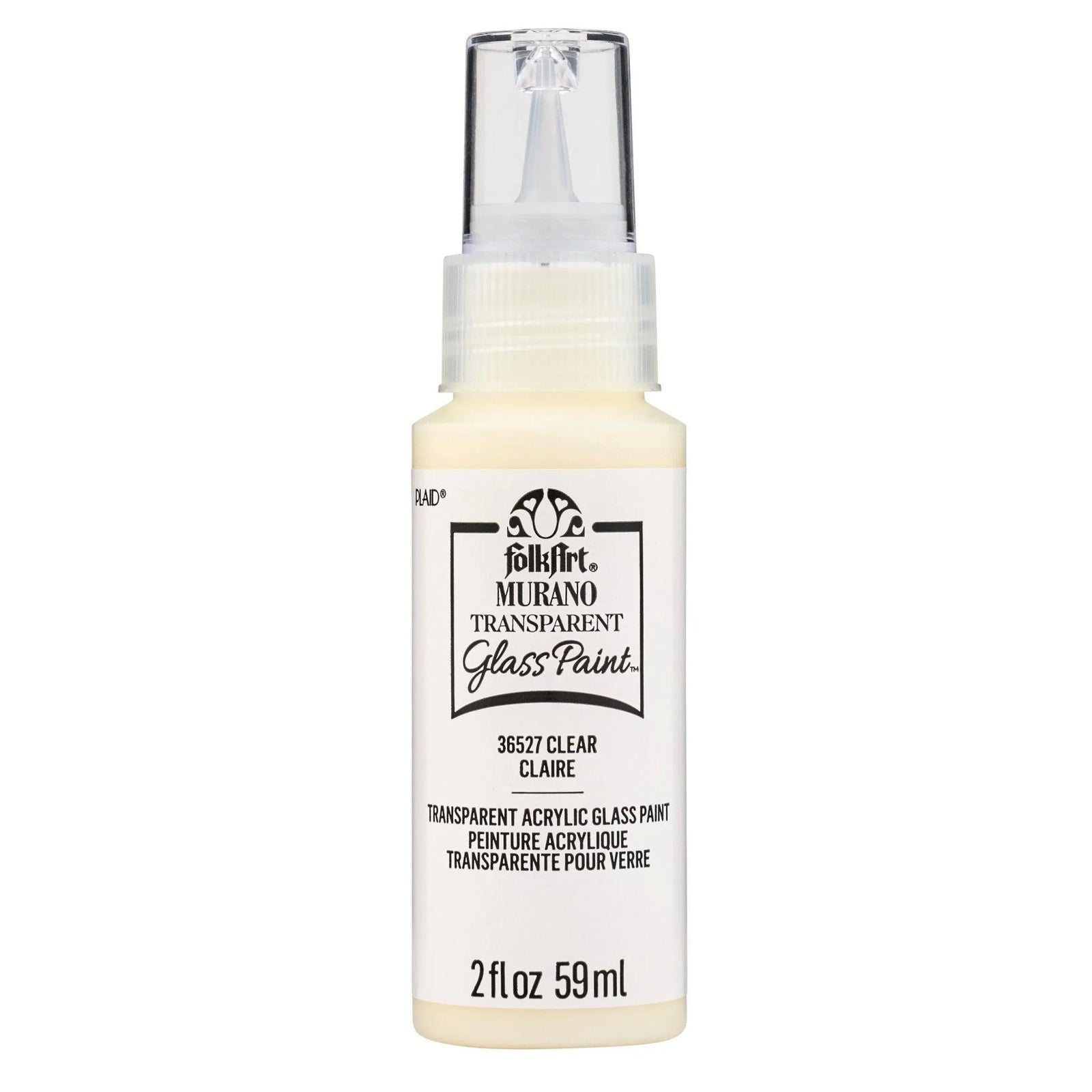 FolkArt Murano Glass Paint - Transparent Clear - DIY Craft Warehouse