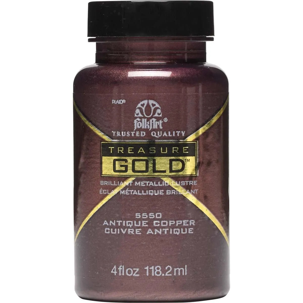 FolkArt Treasure Gold Acrylic Paint - Antique Copper - DIY Craft Warehouse
