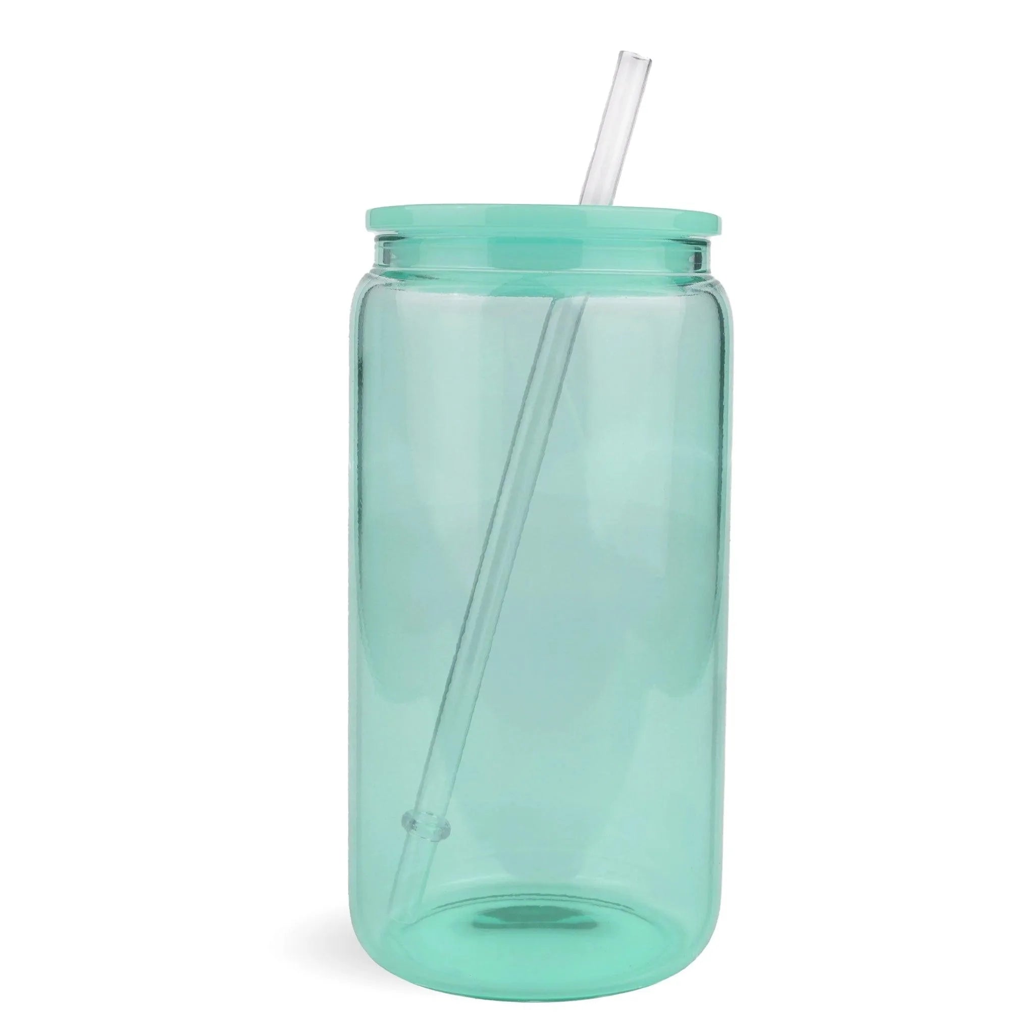 Master Maker Crafts -  16 oz Glass Can Single Wall - Mint Green (25 Piece CASE) | Master Maker Crafts - Wholesale Craft Supplies - Fast Shipping from Ohio DIY Craft Warehouse