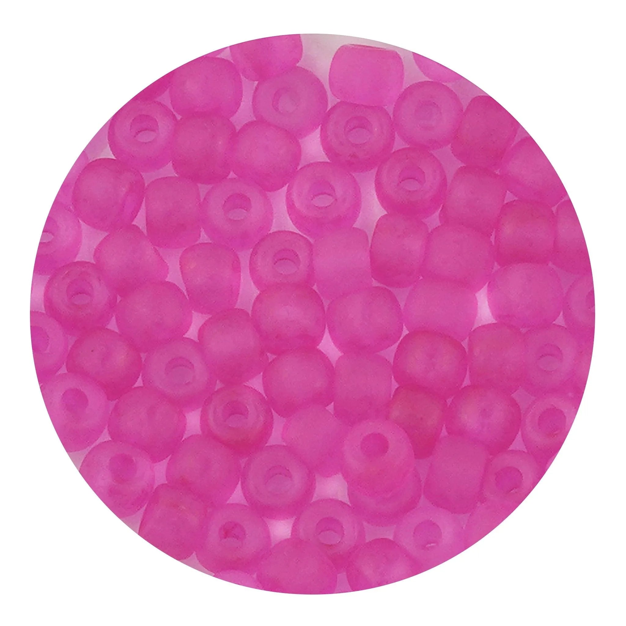 Glass Seed String Beads - Frosted Watermelon - DIY Craft Warehouse DIY Craft Warehouse