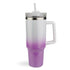 Handled Tumbler Shimmer Ombre- White & Purple - DIY Craft Warehouse DIY Craft Warehouse
