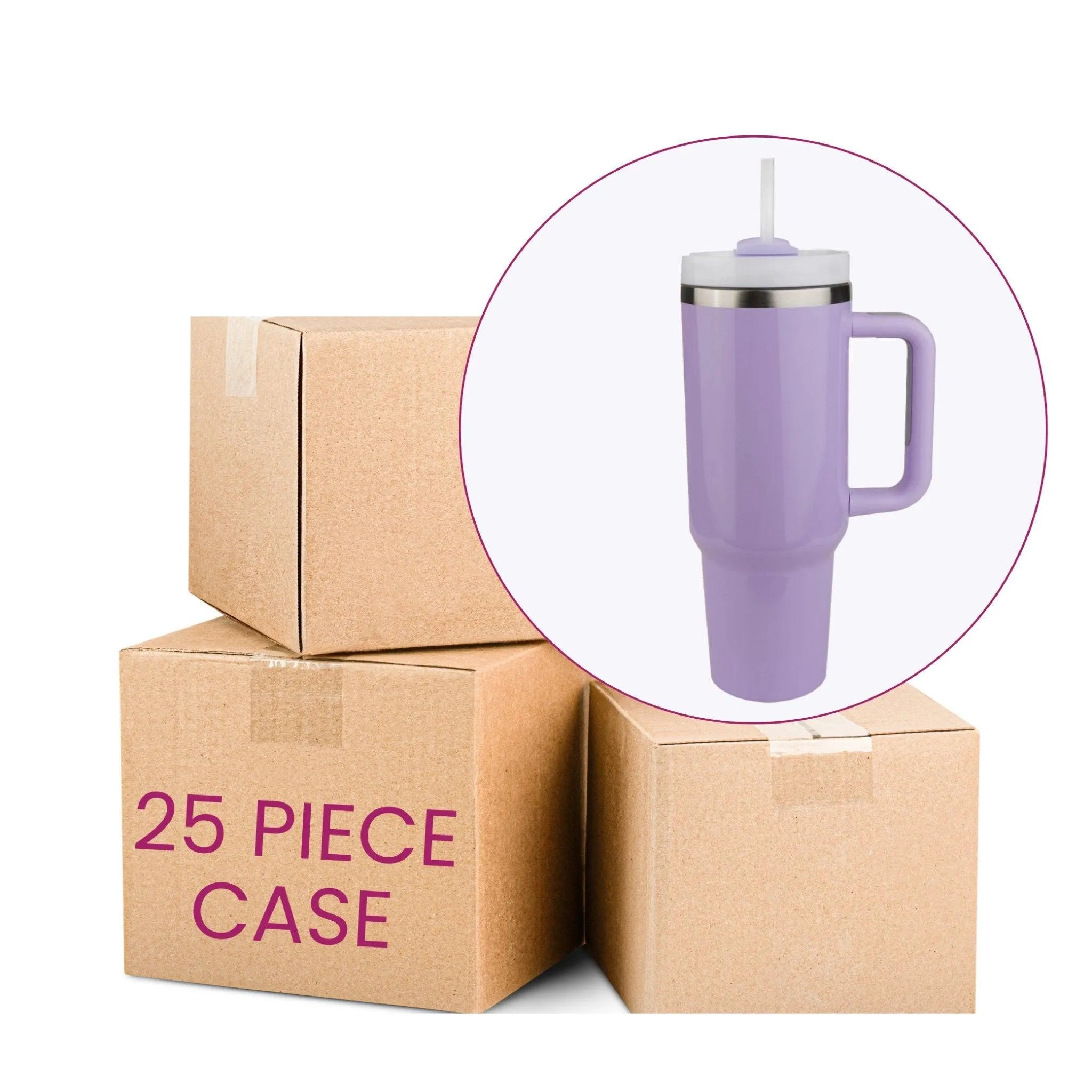 Handled Tumbler Standard Glossy - Purple - DIY Craft Warehouse DIY Craft Warehouse