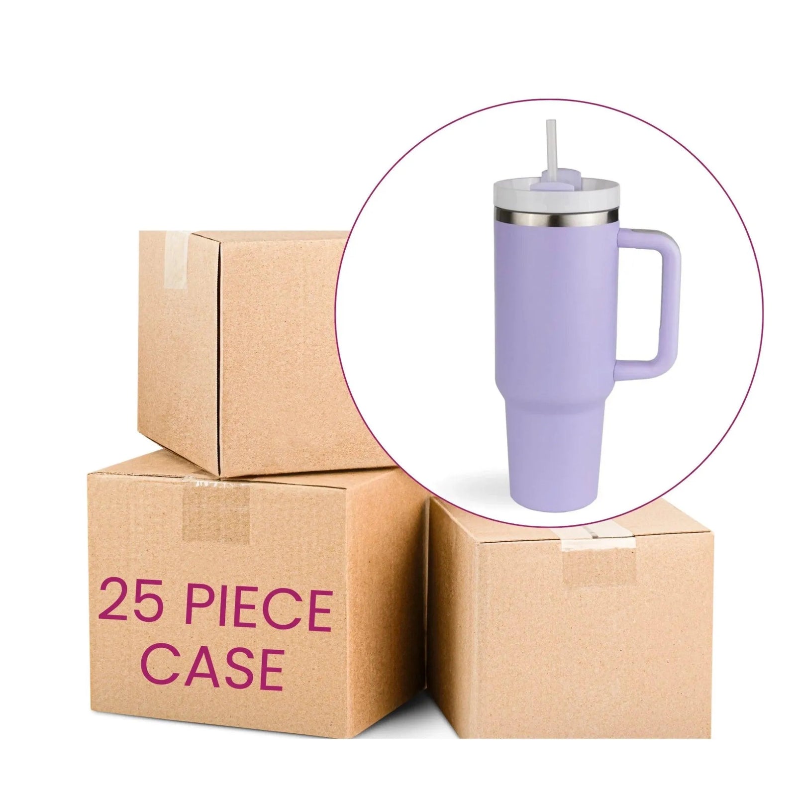 Handled Tumbler Standard Matte - Purple - DIY Craft Warehouse