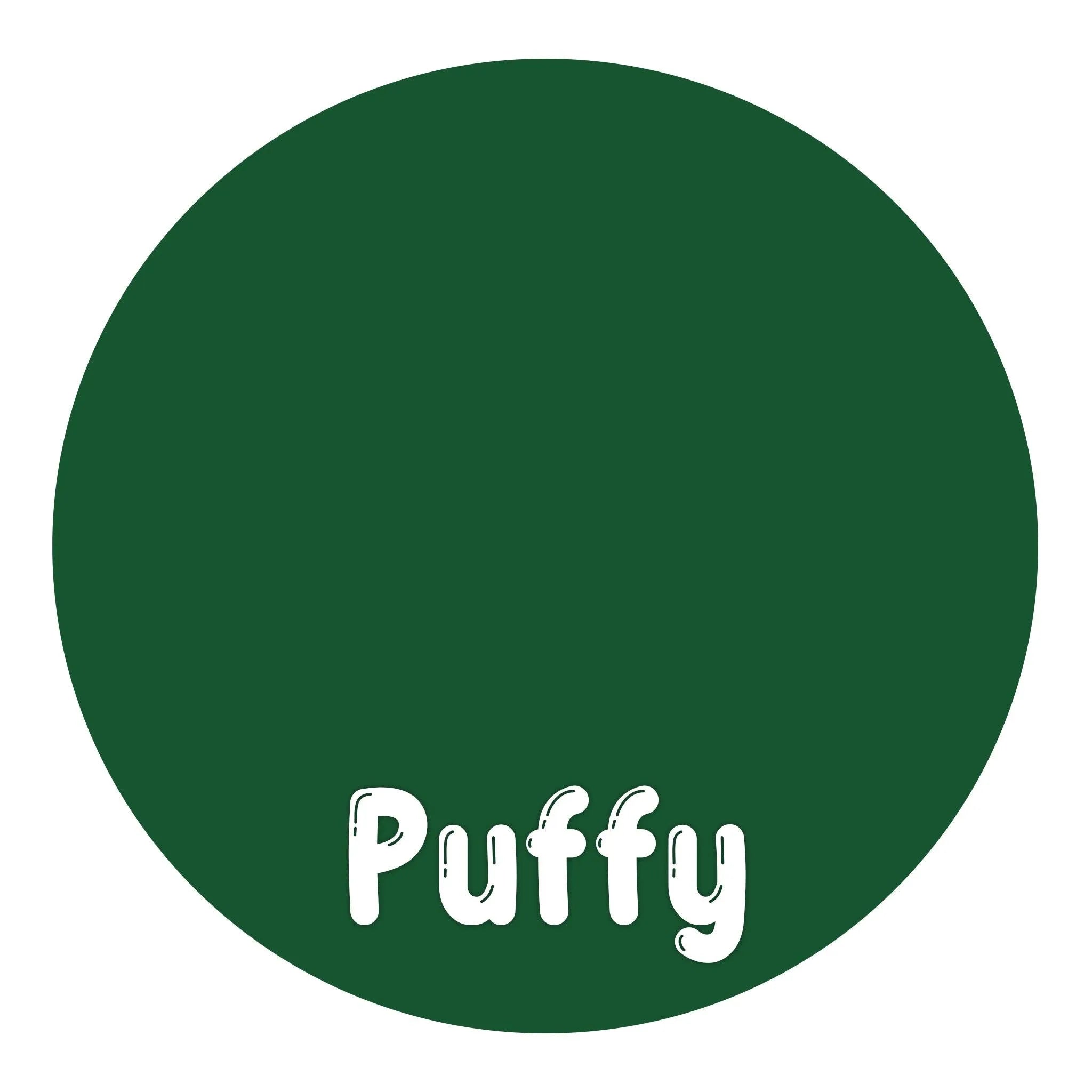 Heat Transfer Vinyl 3D Puffy HTV - Green - DIY Craft Warehouse DIY Craft Warehouse