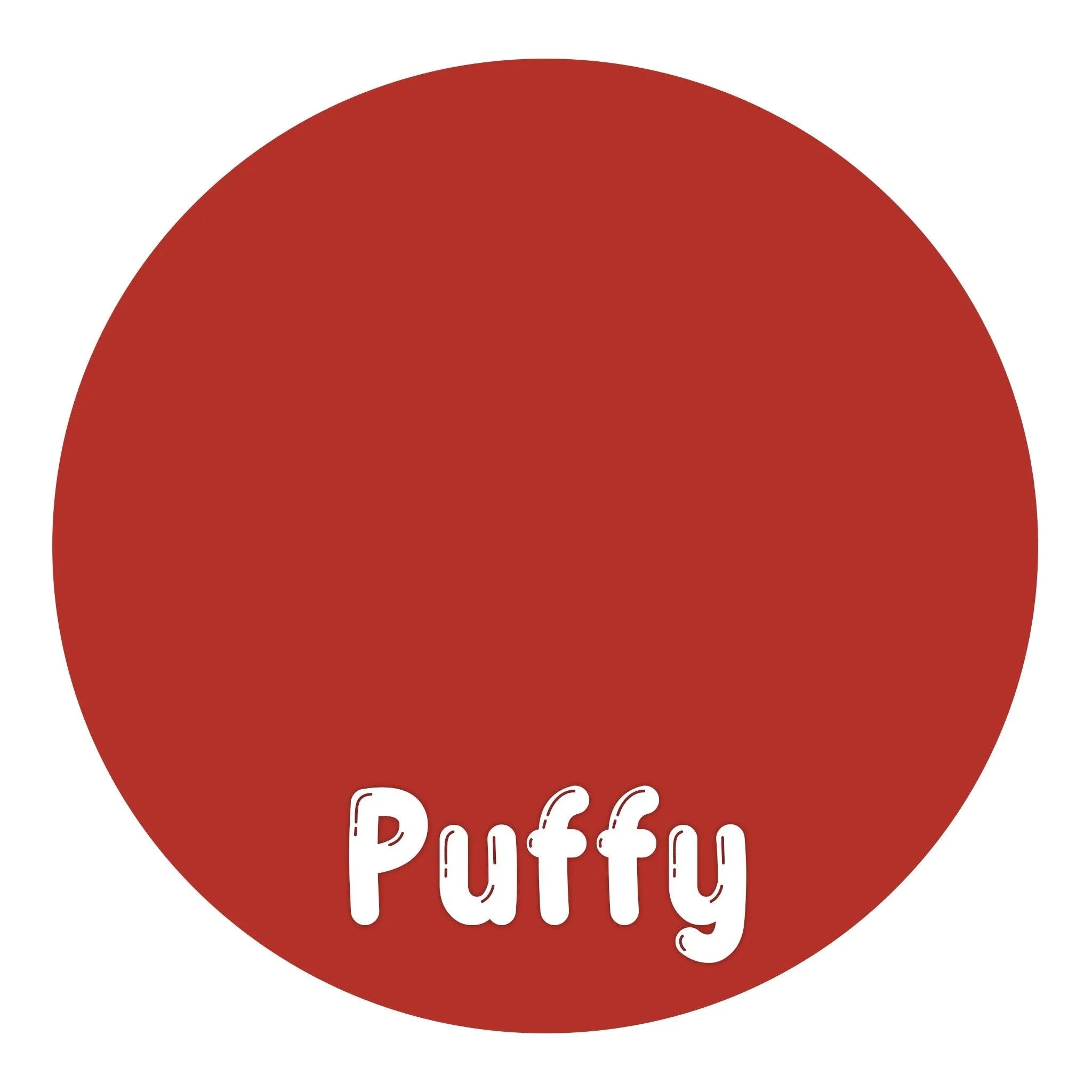 Heat Transfer Vinyl 3D Puffy HTV - Red - DIY Craft Warehouse DIY Craft Warehouse