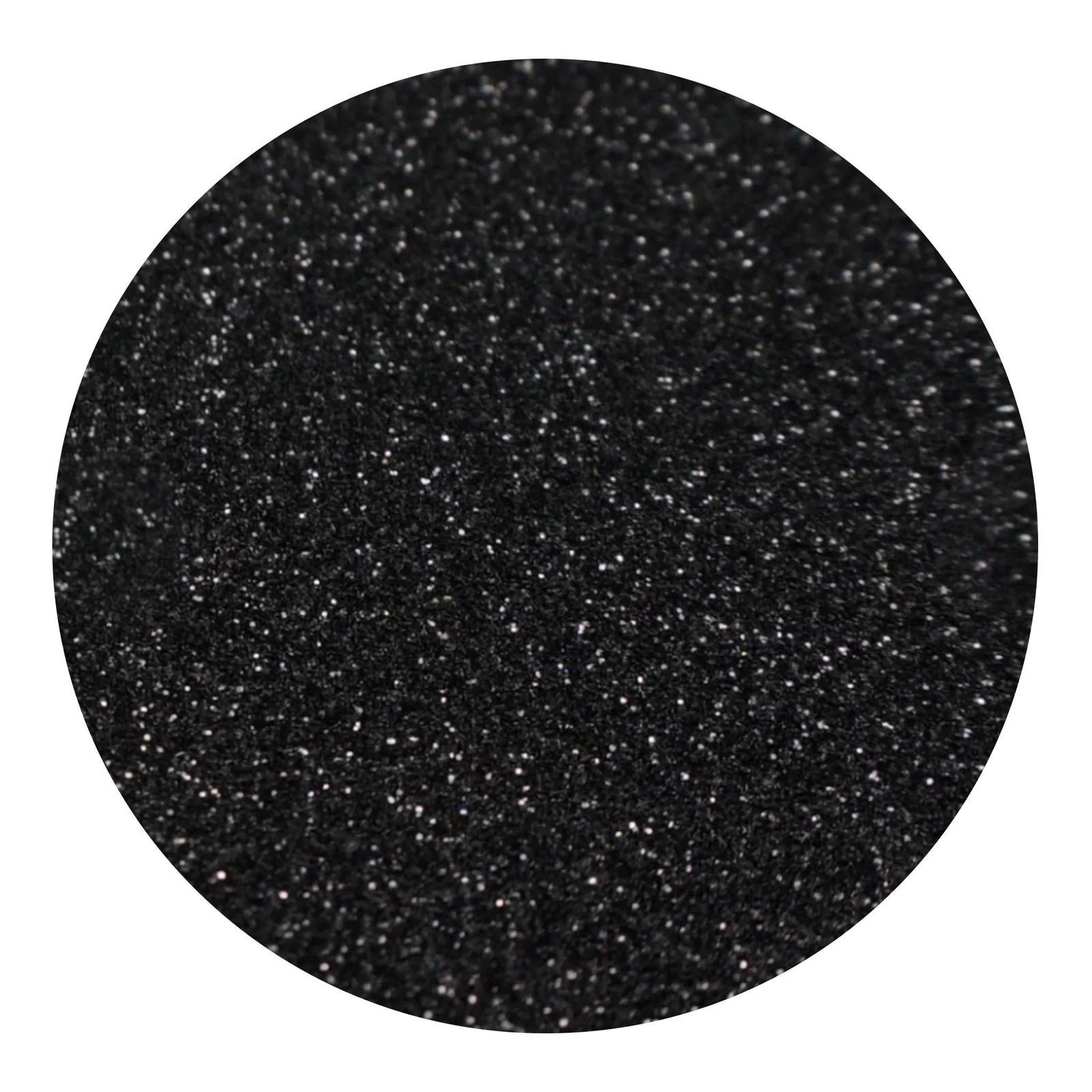 Heat Transfer Vinyl Glitter HTV - Black - DIY Craft Warehouse