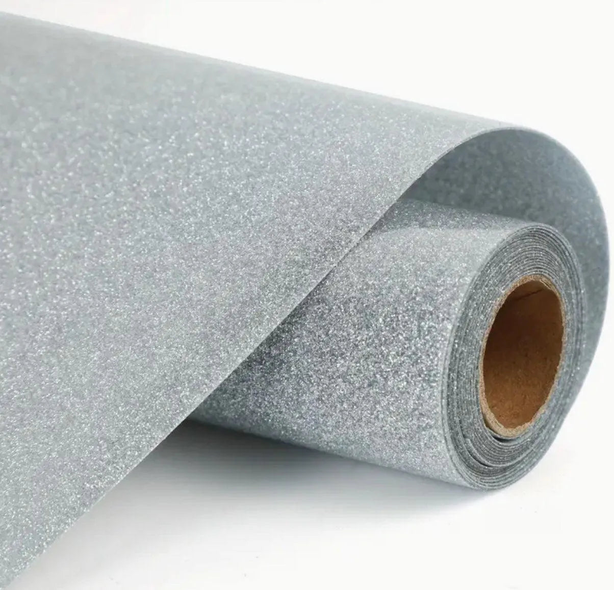 Heat Transfer Vinyl Glitter HTV - Silver - DIY Craft Warehouse DIY Craft Warehouse