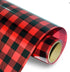 Heat Transfer Vinyl Plaid HTV - Black & Red - DIY Craft Warehouse DIY Craft Warehouse