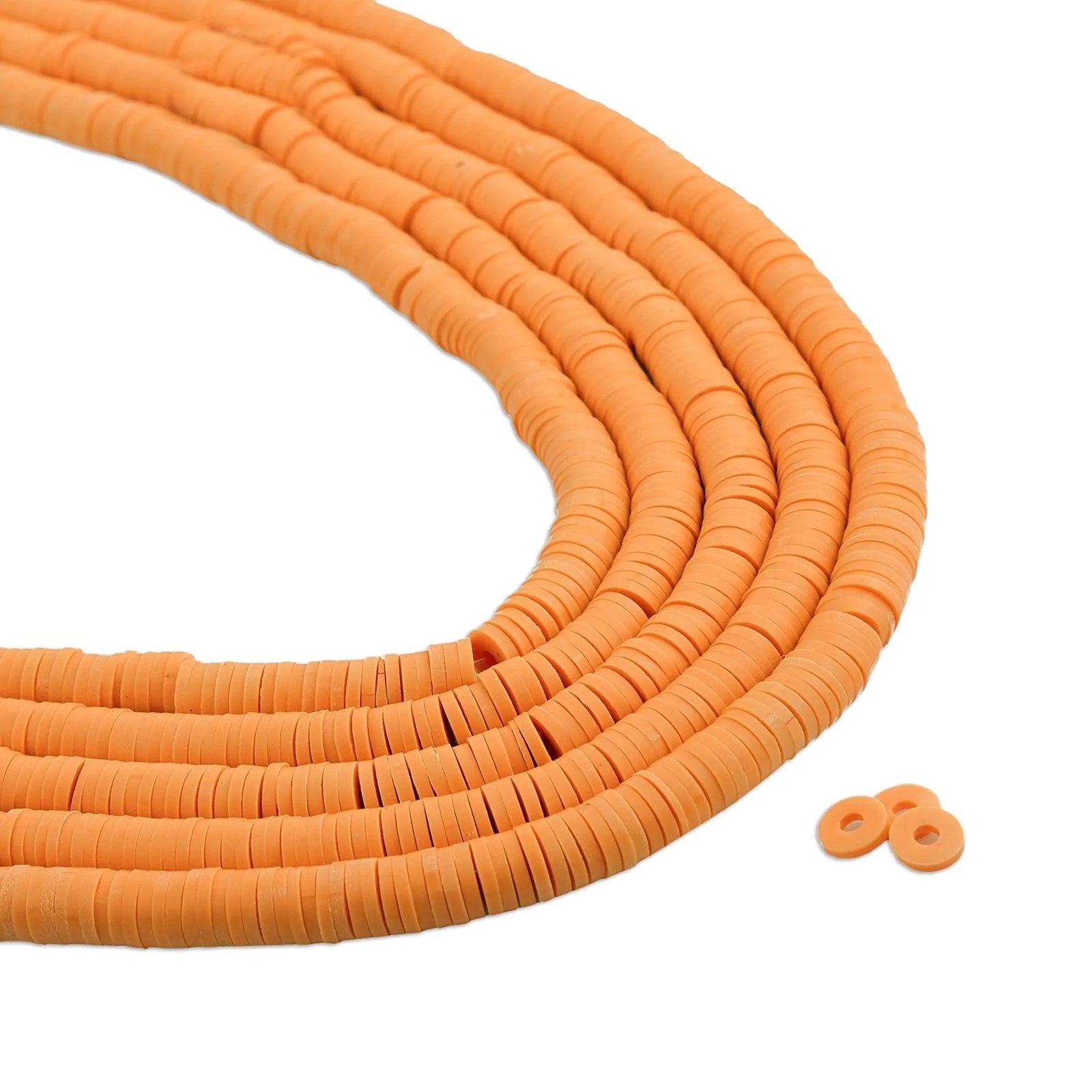 Heishi Polymer Clay Disc Beads - Melon (3200 beads) - DIY Craft Warehouse