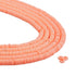 Heishi Polymer Clay Disc Beads - Pale Orange (3200 beads) - DIY Craft Warehouse DIY Craft Warehouse