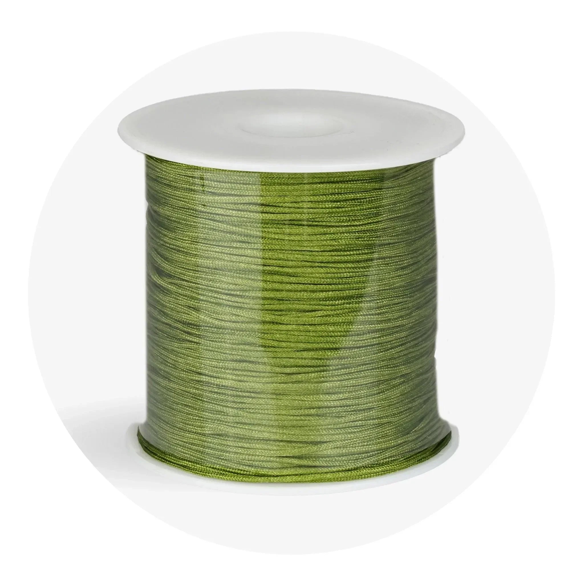 Jade Thread - Green (1 Roll - 0.8mm x 328 feet) – Master Maker Crafts