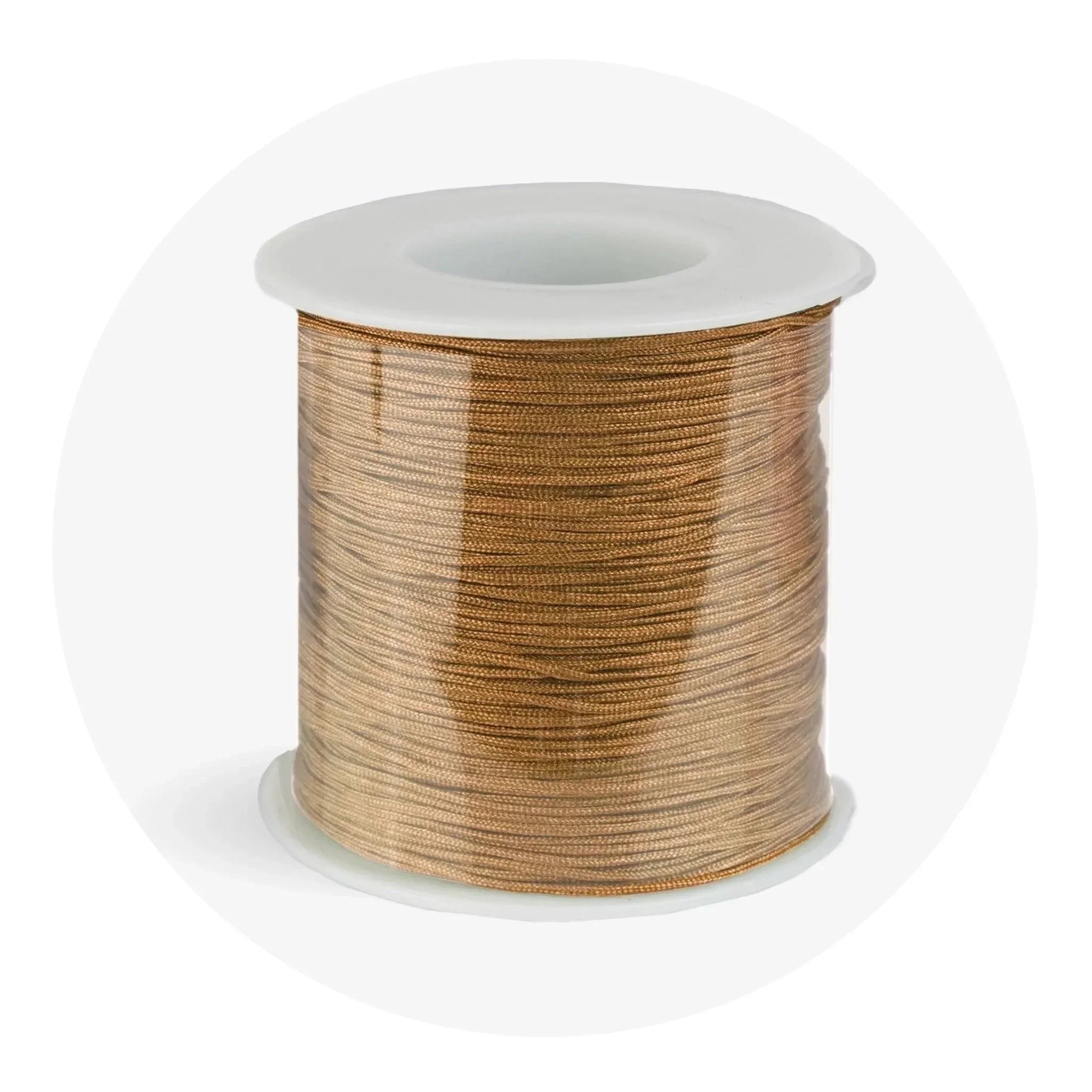 Jade Thread - Tan (1 Roll - 0.8mm x 328 feet) – Master Maker Crafts