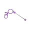 Keychain Bead-Able with Lobster Claw - Purple - DIY Craft Warehouse DIY Craft Warehouse
