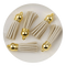 Keychain Tassel Gold Ring - Ivory - DIY Craft Warehouse DIY Craft Warehouse