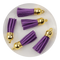 Keychain Tassel Gold Ring - Purple - DIY Craft Warehouse DIY Craft Warehouse
