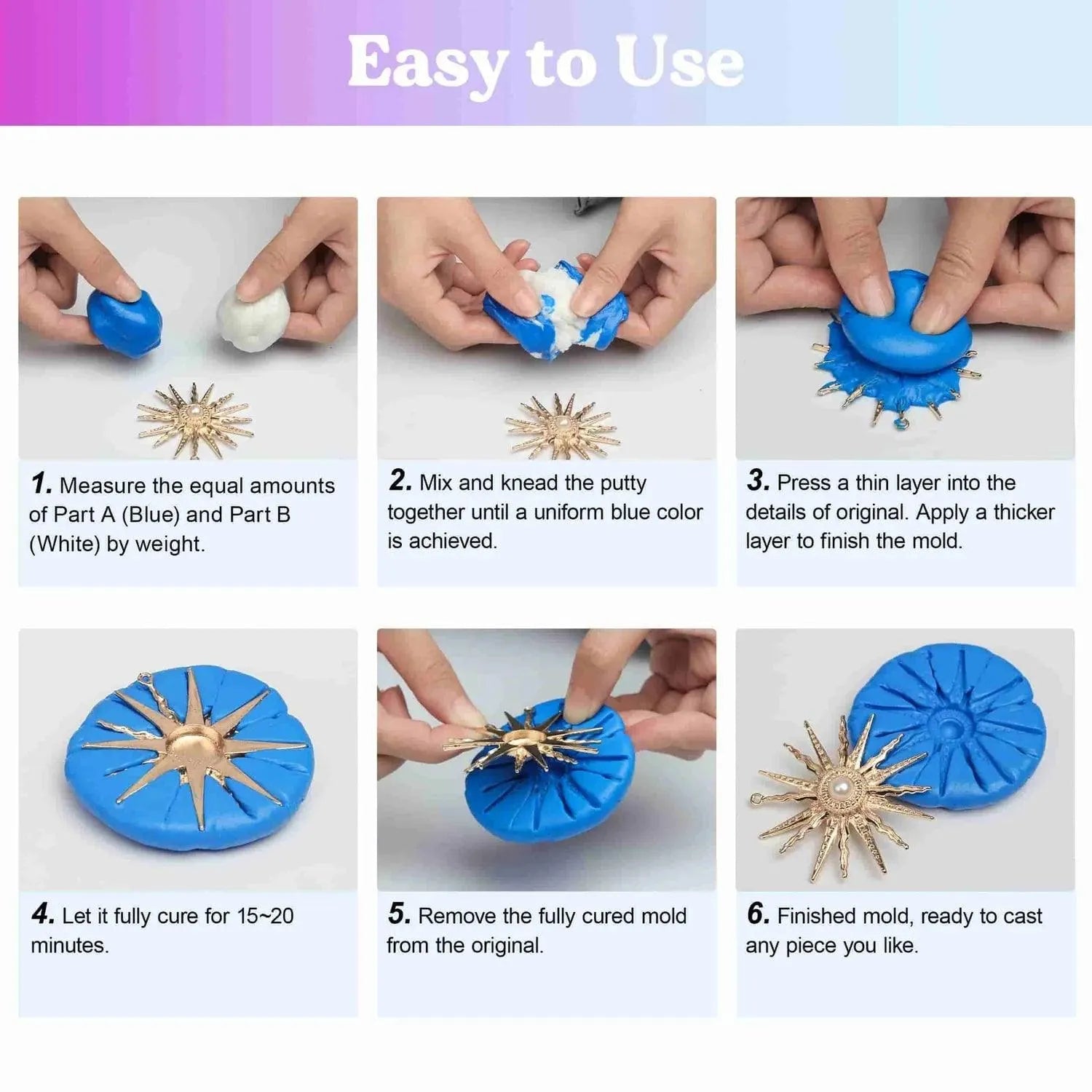 Let's Resin Mold Making - Silicone Putty - DIY Craft Warehouse