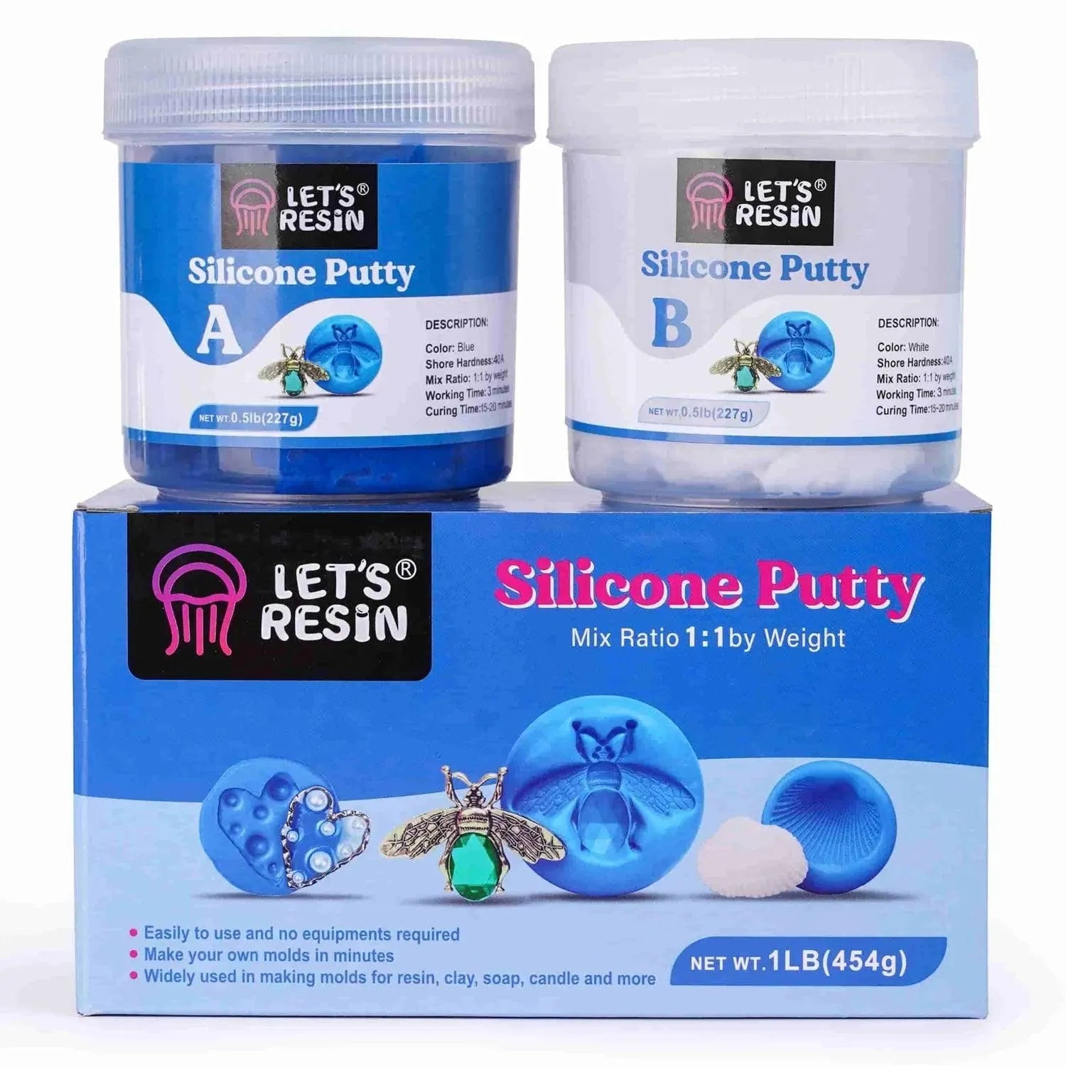 Let's Resin Mold Making - Silicone Putty - DIY Craft Warehouse DIY Craft Warehouse