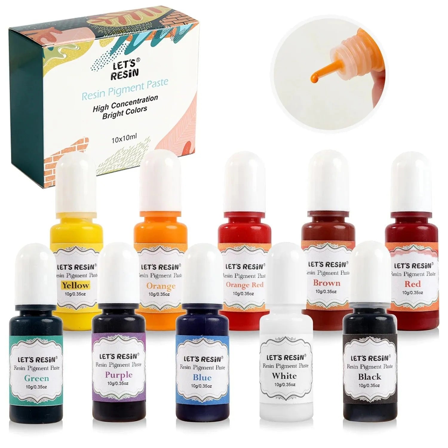 Liquid Resin Pigment Color Set - DIY Craft Warehouse DIY Craft Warehouse