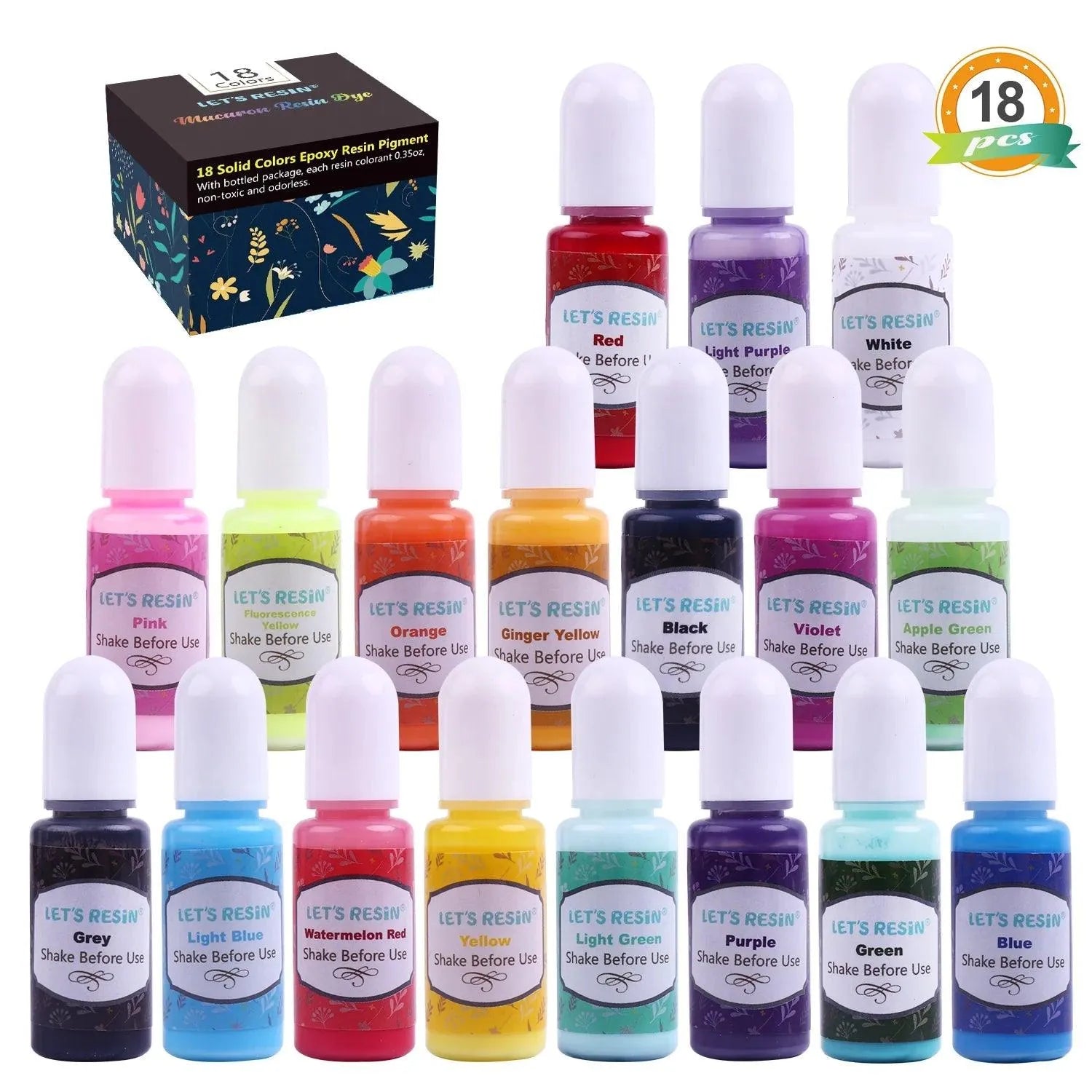 Liquid Resin Pigment Color Set - DIY Craft Warehouse