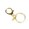 Lobster Clasp with Key Ring - Bright Gold - DIY Craft Warehouse DIY Craft Warehouse