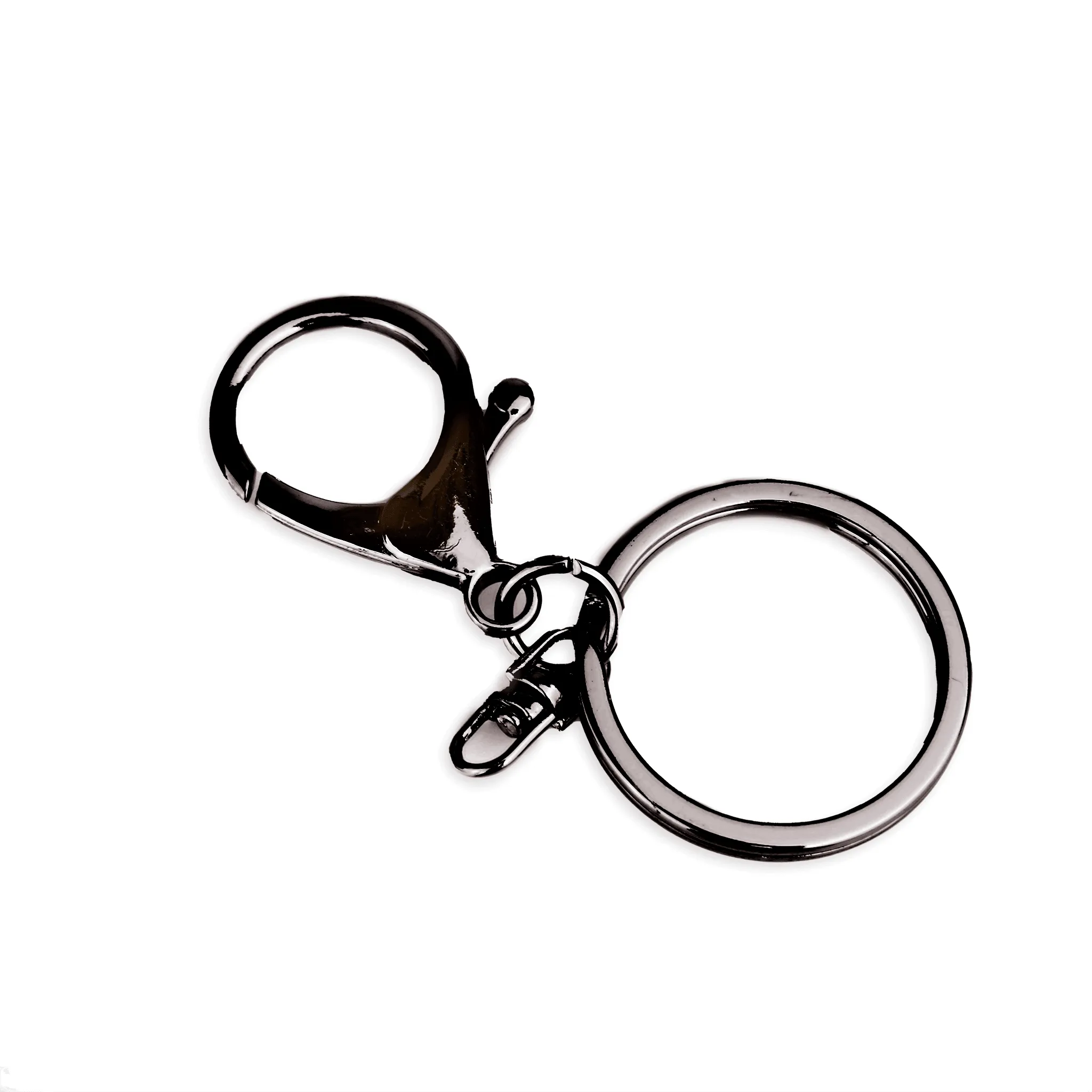 Lobster Clasp with Key Ring - Pewter - DIY Craft Warehouse DIY Craft Warehouse