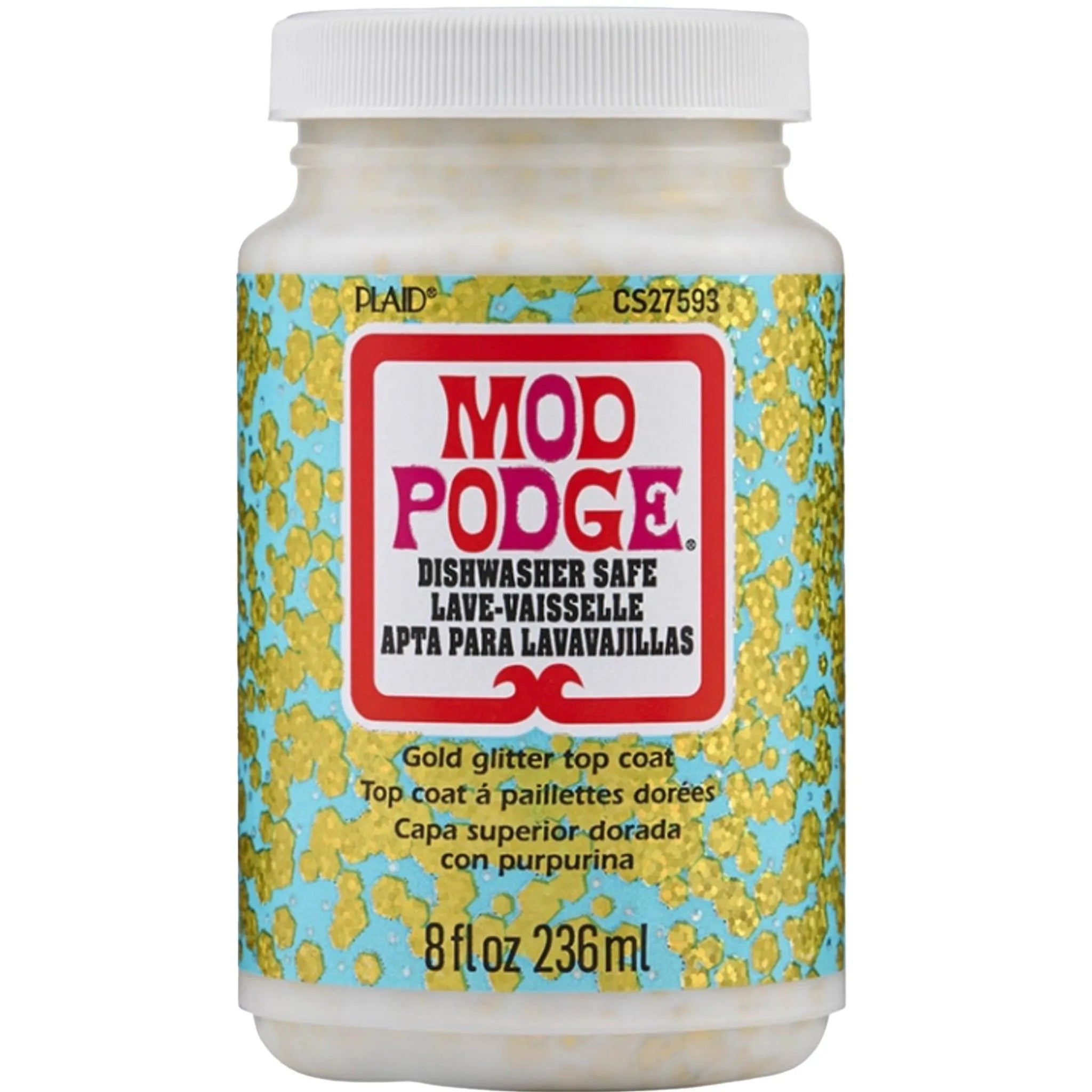 Mod Podge Dishwasher Safe - Glitter - DIY Craft Warehouse DIY Craft Warehouse